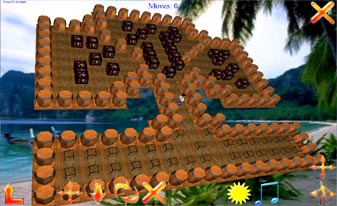 3D OpenGL version of Sokoban with 380 levels.
